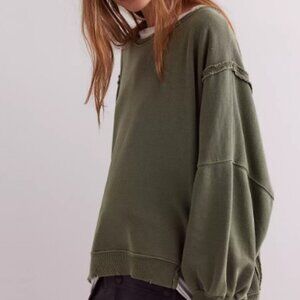 Free People We The Free Camden Sweatshirt Size: L (5)